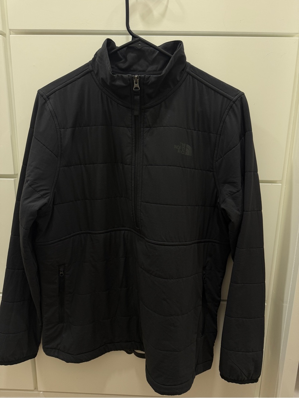 The North Face Black Lightweight Shirt Jacket with Half-Zip
